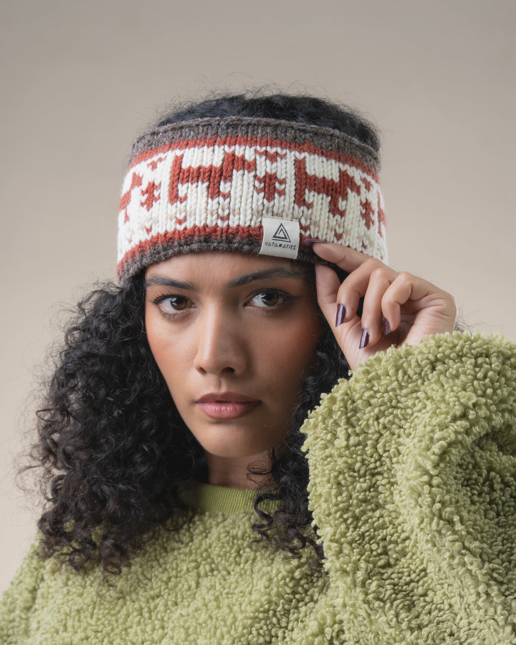 Khumbu – Headbands Brown Doggy Pattern