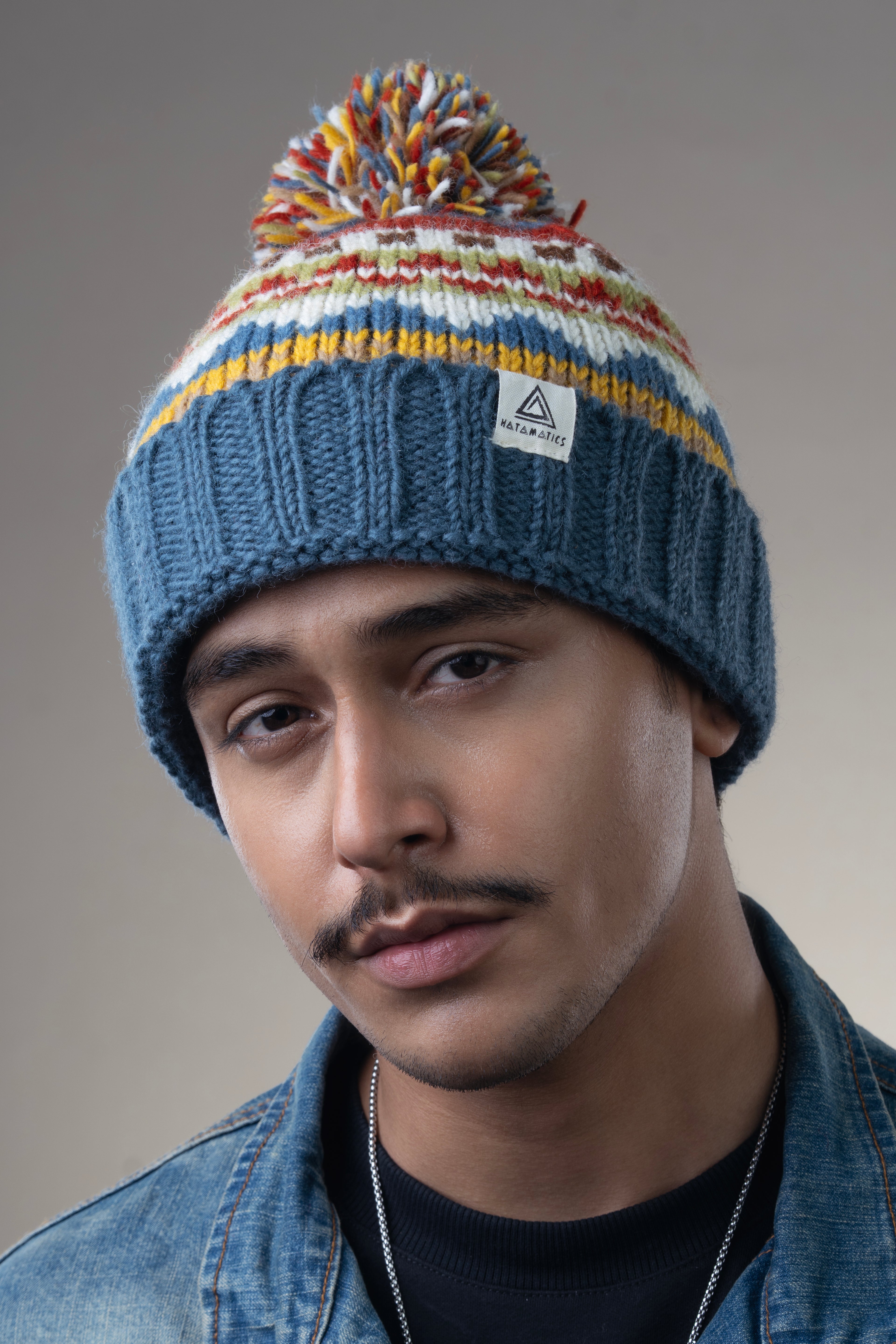 Dhaulagiri – Multi Pattern Blue Turn Up