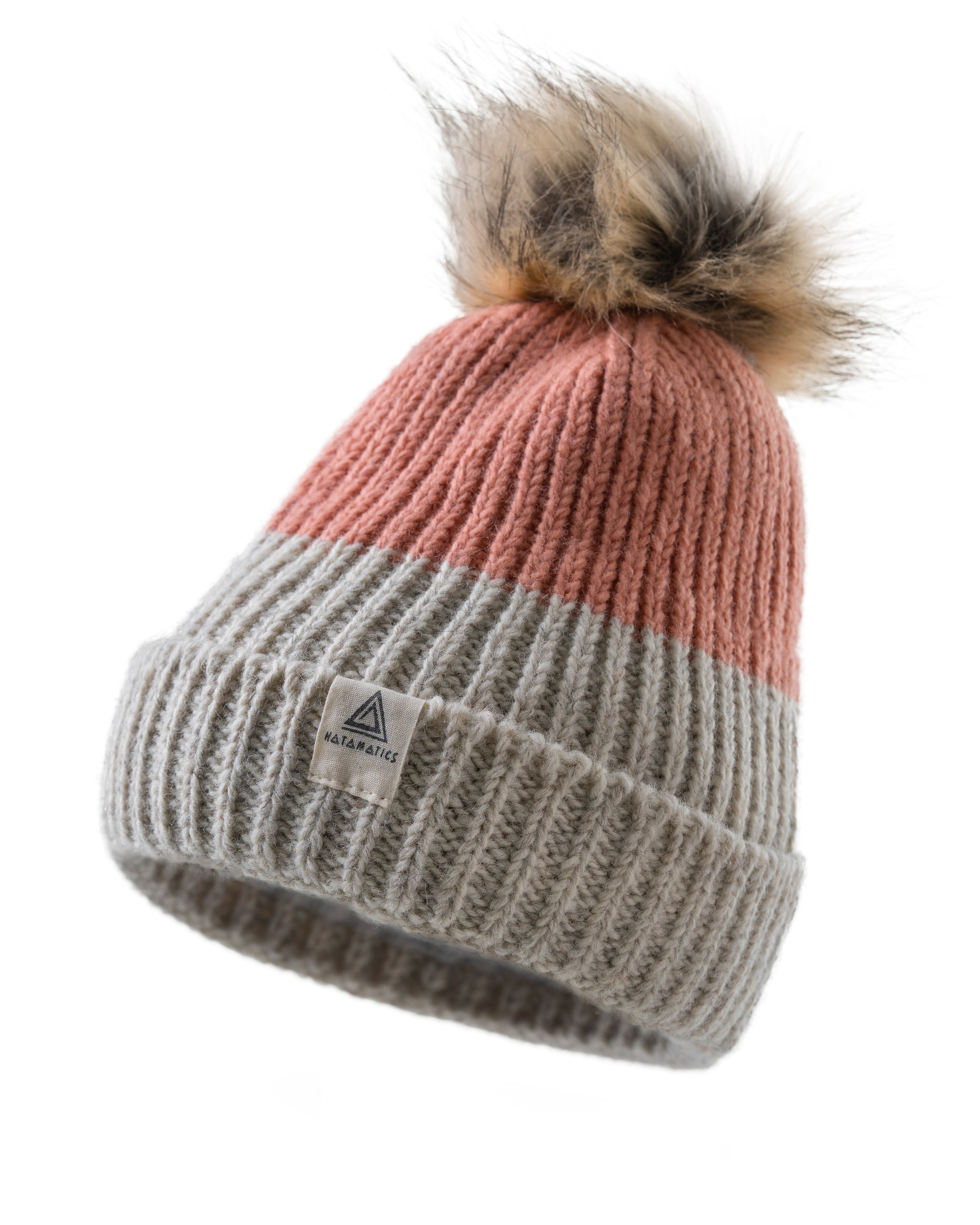 Mt. Everest – Pompom Rib Knit - Pink